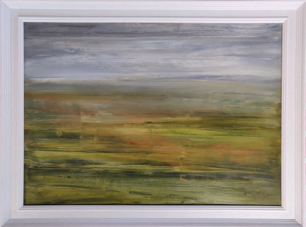 'The Valley' - 70x50 cm (Plus frame) Oil on canvas