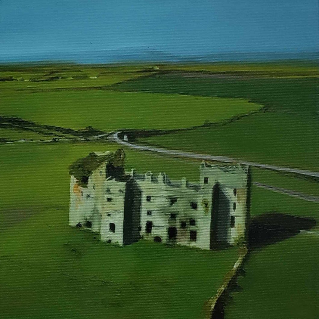 'Loughmore Castle' - 20x20cm (29.5x29.5cm with frame) - Laura Dunne Art