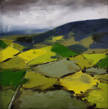 Load image into Gallery viewer, Open Edition Print 'Coming Rain' 10x10cm Image (26x26cm with mount and frame) - Laura Dunne Art
