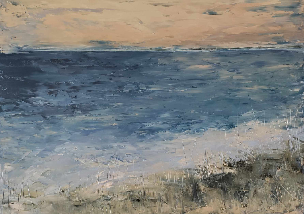 'High Tide' - 100x75 cm (Plus frame) Oil on canvas