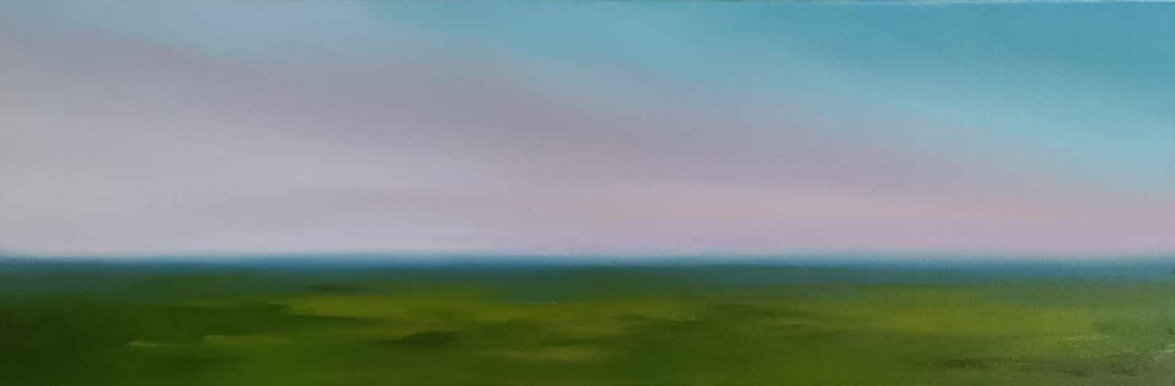 'Horizon' - 45x15 cm (Plus frame) Oil on canvas