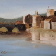 Load image into Gallery viewer, Open Edition Print 'King John's Castle' 10x10cm Image (26x26cm with mount and frame) - Laura Dunne Art

