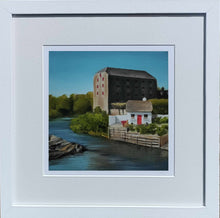 Load image into Gallery viewer, LG Framed Print 'The Mill' 19x19cm (36x36cm frame) Open Edition Print - Laura Dunne Art
