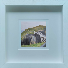 Load image into Gallery viewer, SM Framed Print 'Mizen Head' 10x10cm Image (26x26cm Frame) Open Edition Print - Laura Dunne Art
