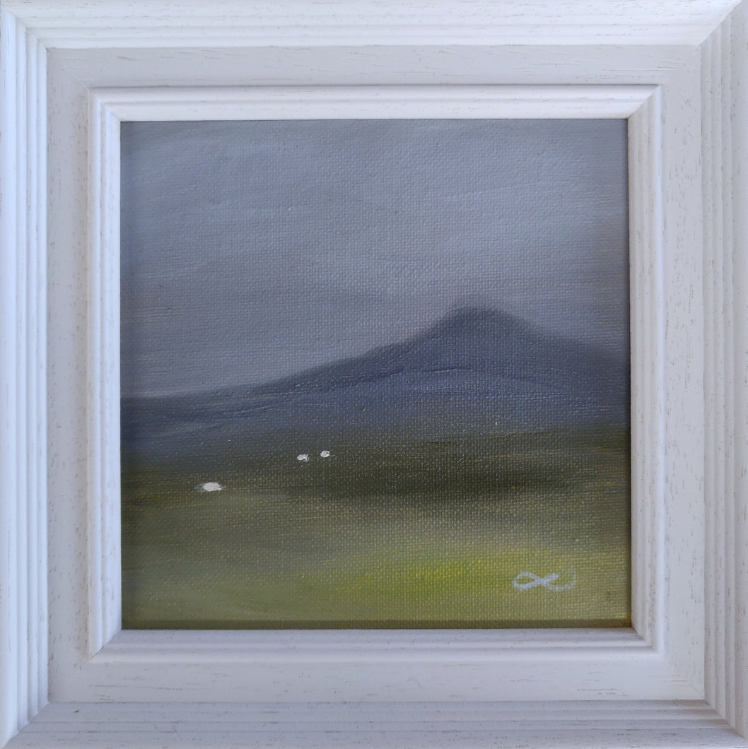 Solitude - 15x15cm (20x20 framed) Oil on board - Laura Dunne Art